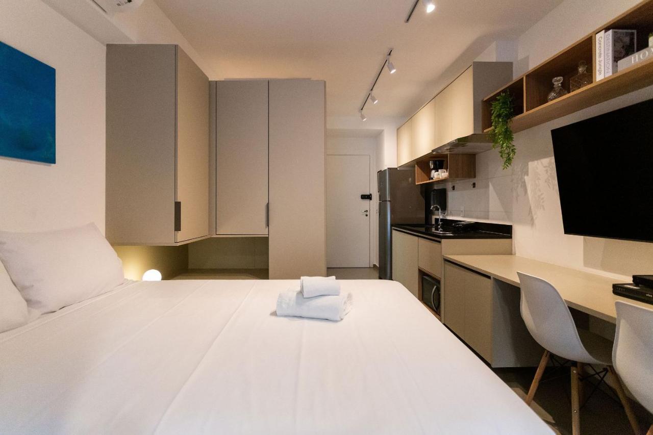 Hub Vila Madalena - Studios Por Temporada San Paolo Esterno foto