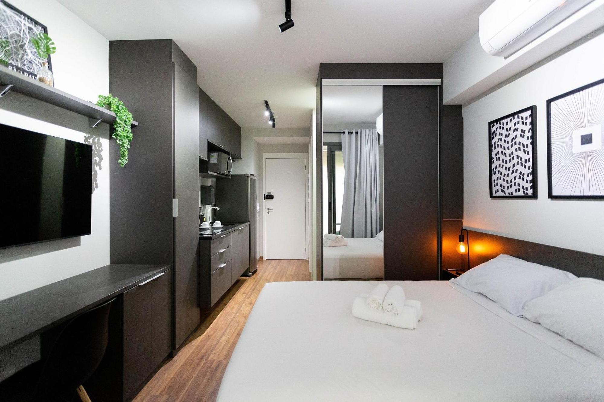 Hub Vila Madalena - Studios Por Temporada San Paolo Esterno foto