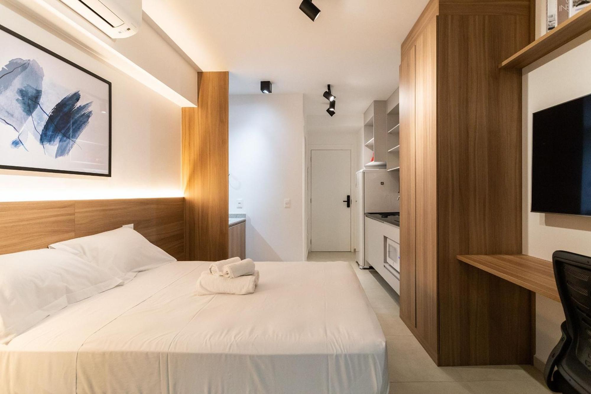 Hub Vila Madalena - Studios Por Temporada San Paolo Esterno foto