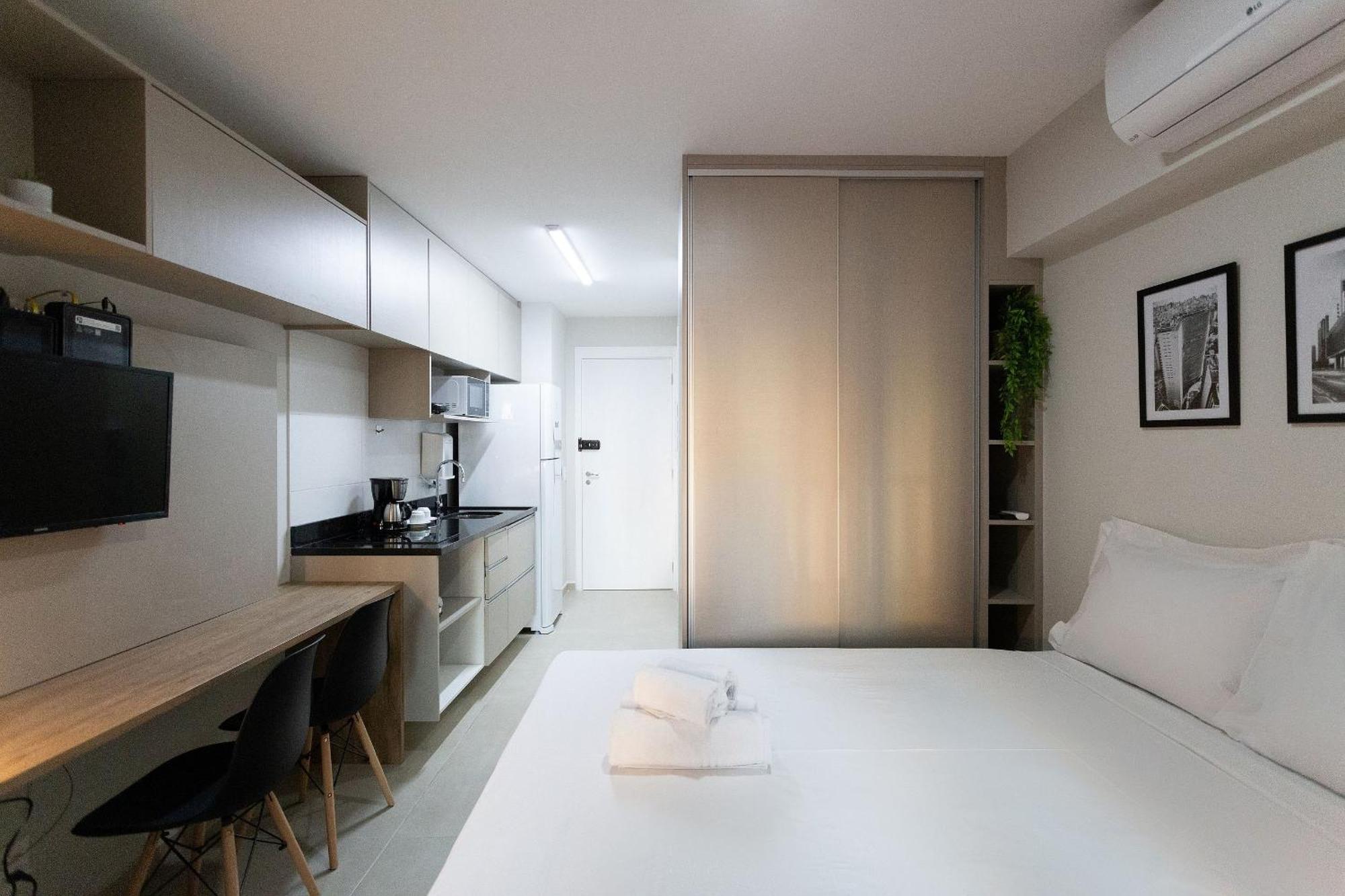 Hub Vila Madalena - Studios Por Temporada San Paolo Esterno foto