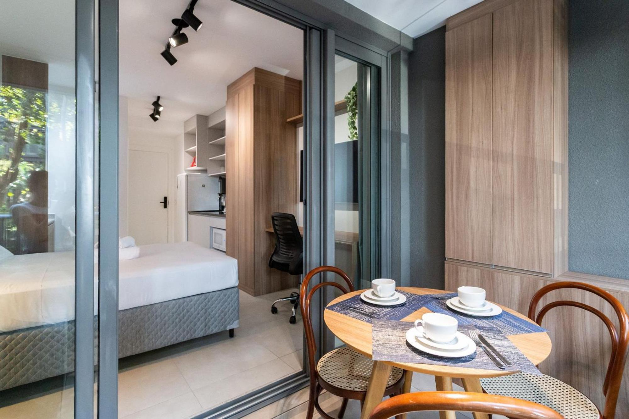 Hub Vila Madalena - Studios Por Temporada San Paolo Esterno foto